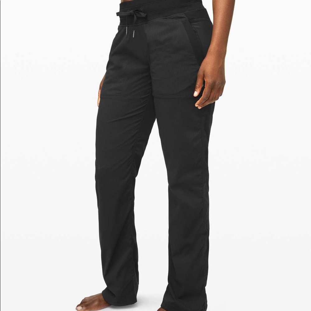 Lululemon Dance Black Studio Pant Unlined Sweat Pants Women’s Size 8